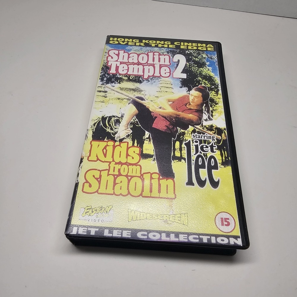 Shaolin Temple 2 Kids from Shaolin VHS Jet Li‎ Kung Fu Action